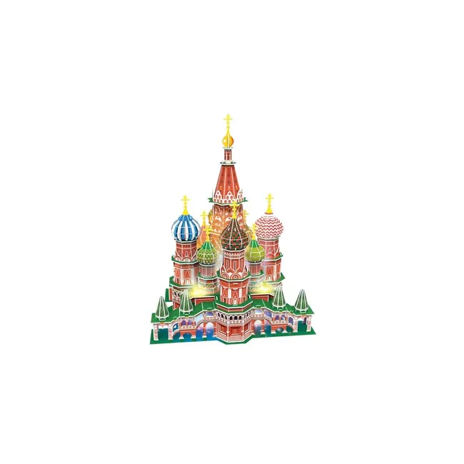 PUZZLE 3D LED CATEDRALA ST. BASIL 224 PIESE - ARTCUL519h