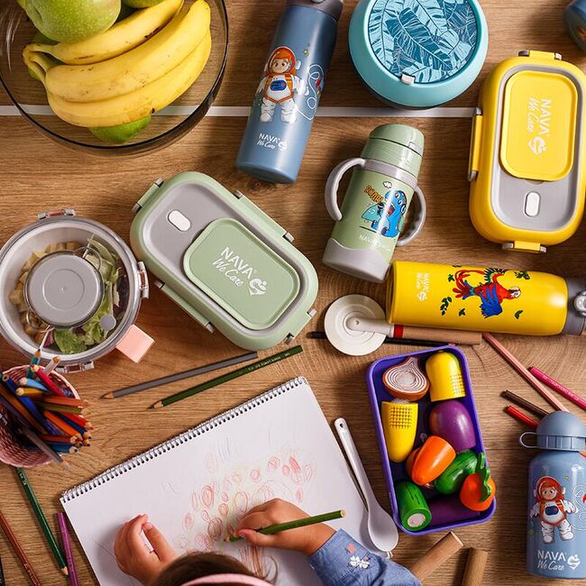 Caserola rotunda nava we care 850 ml roz smb10-262-011