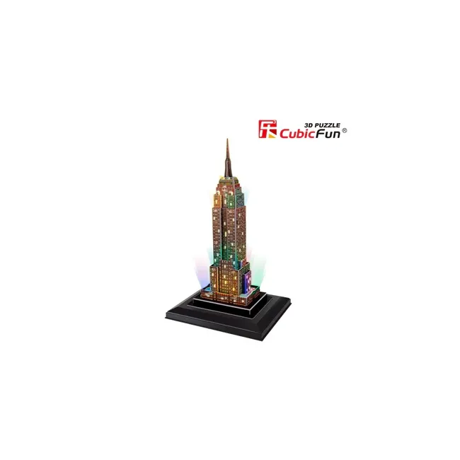 PUZZLE 3D LED EMPIRE STATE BUILDING 38 PIESE - ARTCUL503h