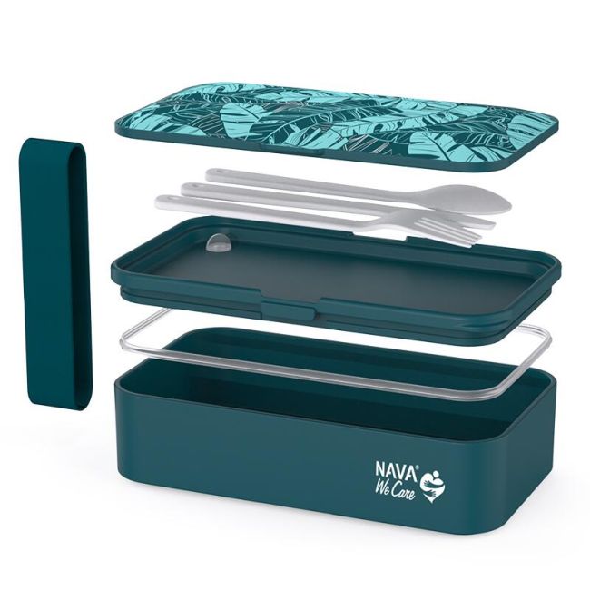 Lunchbox nava we care 650ml albastru smb10-259-032