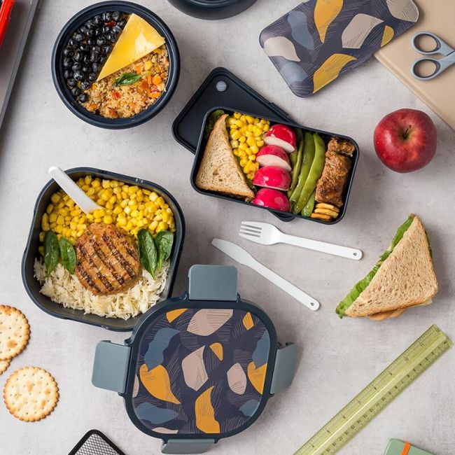 Lunchbox nava we care 650ml albastru smb10-259-032