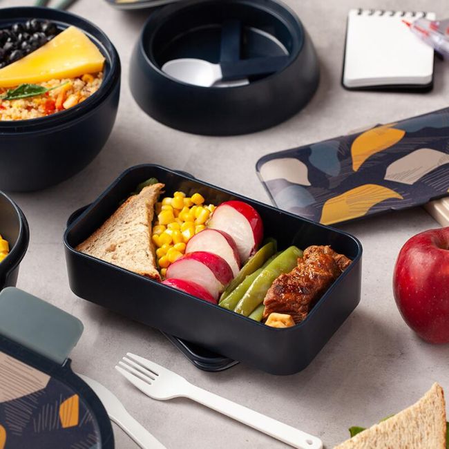Lunchbox nava we care 650ml albastru smb10-259-032