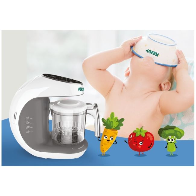 Neno cibo – blender pentru copii cu funcție de gătire la abur nen-mam-ur001