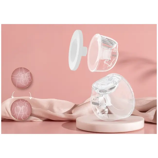 Neno muszle &ndash; 2 cupe hands free pentru pompe de s&acirc;n nen-bab-ak025