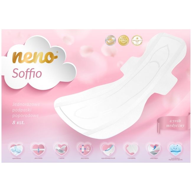 Neno soffio – absorbante postpartum de unică folosință, 8 buc. nen-mam-hig007