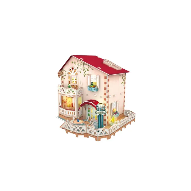PUZZLE 3D LED CASA DE VACANTA 116 PIESE - ARTCUP634h