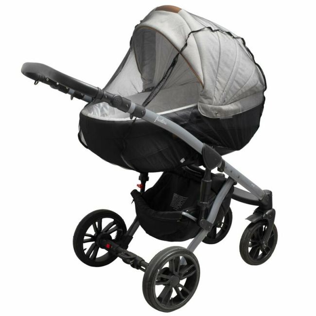 Plasa tantari, New Baby, Pentru carucior, Cu fermoar, 48x95 cm, Black BYN53273