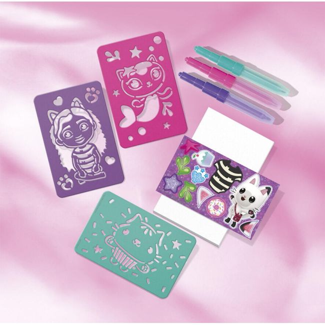 Set 3 in 1 gabby's dollhouse - bratari, carioci de suflat & pictura cu diamante