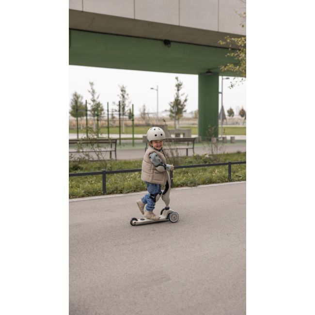 Set De Protectie Scoot And Ride, Genunchiere Si Cotiere, Marime S, Black Ash Pjbc4841-3537