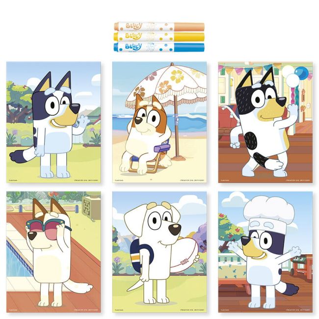 Set creativ - arta cu puncte - bluey
