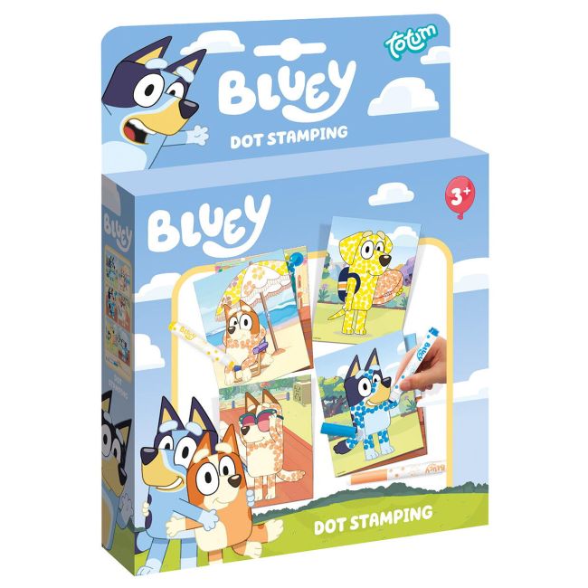 Set creativ - arta cu puncte - bluey