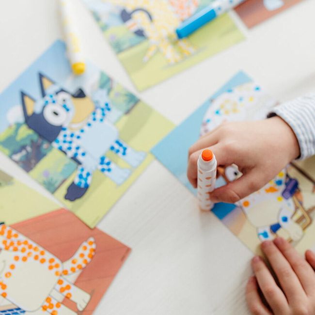 Set creativ - arta cu puncte - bluey
