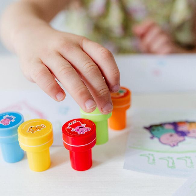 Set creativ cu stampile - peppa pig