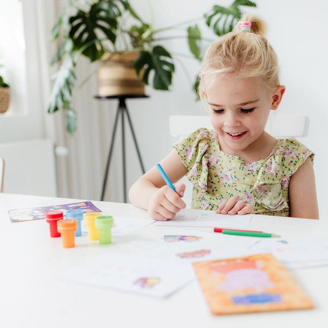Set creativ cu stampile - peppa pig