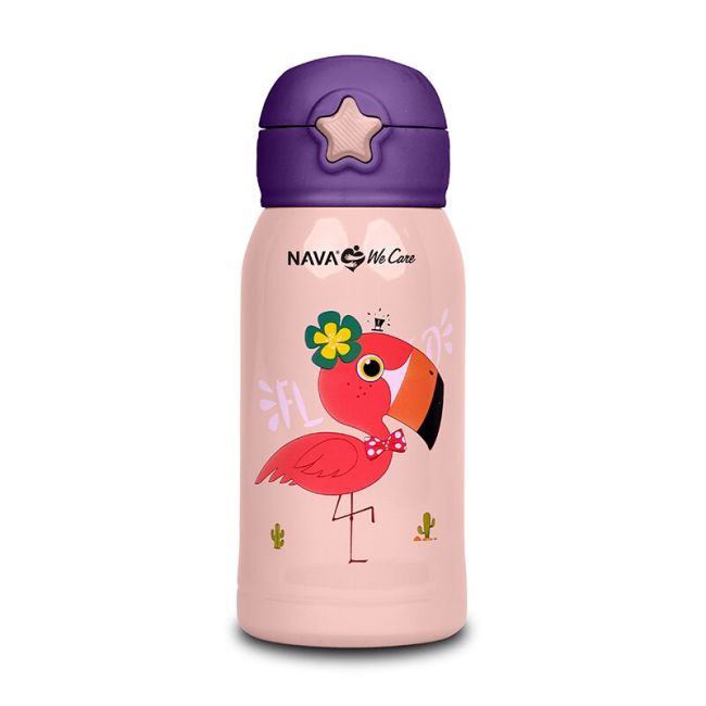 Sticla termoizolanta nava 500 ml flamingo roz smb10-001-001