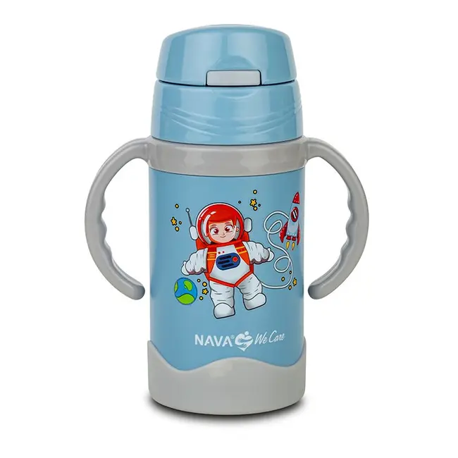 Sticla termoizolanta nava we care 300 ml albastru smb10-113-002