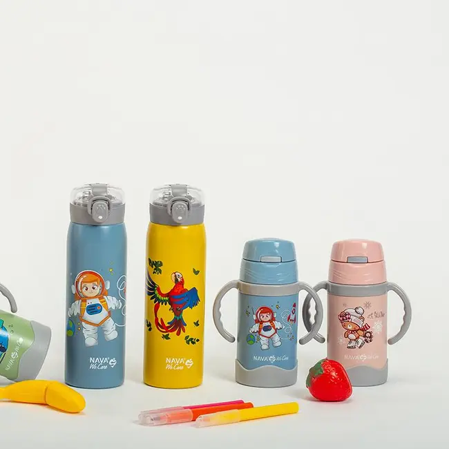 Sticla termoizolanta nava we care 300 ml albastru smb10-113-002