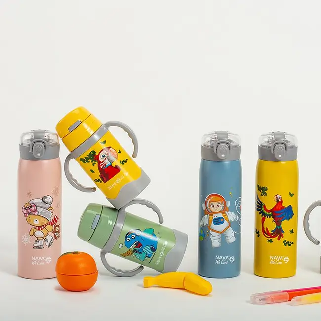 Sticla termoizolanta nava we care 300 ml albastru smb10-113-002