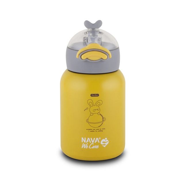 Sticla termoizolanta nava we care 350 ml galben smb10-110-004