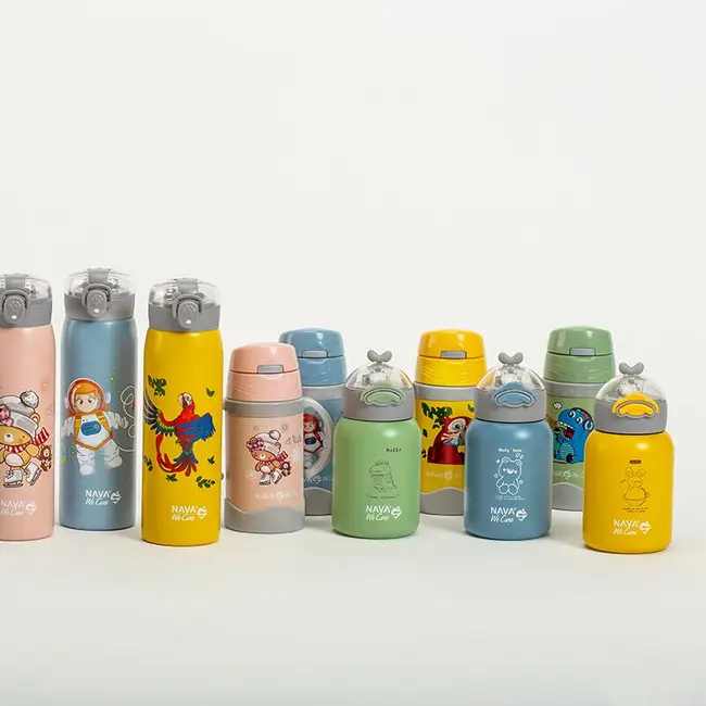 Sticla termoizolanta nava we care 350 ml roz smb10-110-001