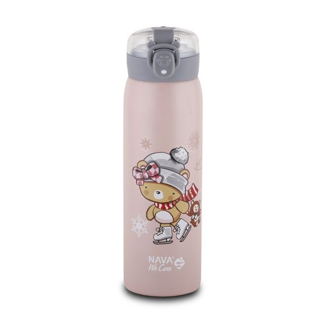 Sticla termoizolanta nava we care 500ml roz smb10-110-010