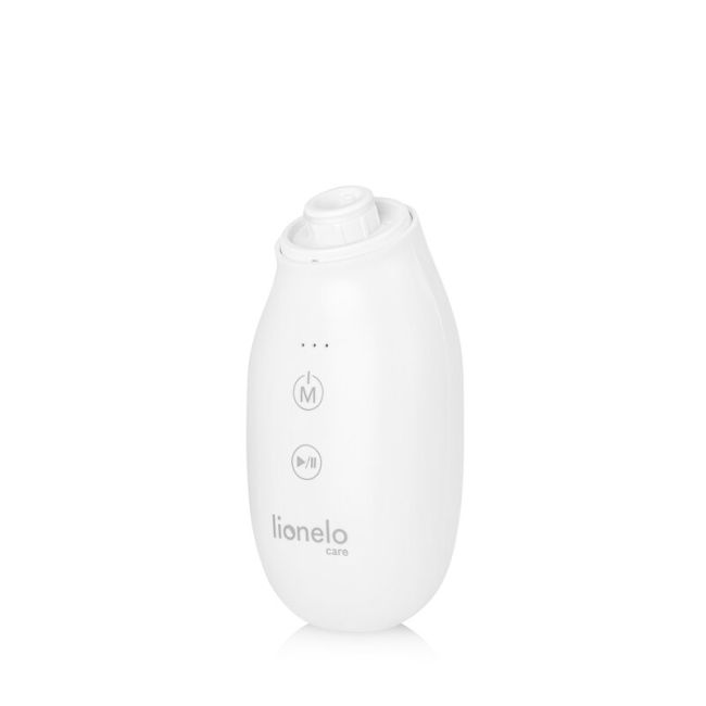 Aspirator nazal, Lionelo, Babyair, Cu forta de aspiratie reglabila in 3 trepte, Usor si portabil, Fara fir, Cu 2 varfuri din silicon, Silentios, 0 luni+, White BYNLOC-BABYAIR