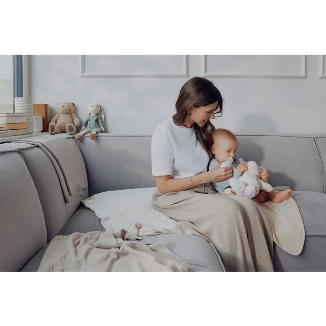 Aspirator nazal, Lionelo, Babyair, Cu forta de aspiratie reglabila in 3 trepte, Usor si portabil, Fara fir, Cu 2 varfuri din silicon, Silentios, 0 luni+, White BYNLOC-BABYAIR