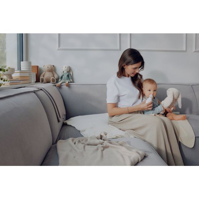 Aspirator nazal, Lionelo, Babyair, Cu forta de aspiratie reglabila in 3 trepte, Usor si portabil, Fara fir, Cu 2 varfuri din silicon, Silentios, 0 luni+, White BYNLOC-BABYAIR