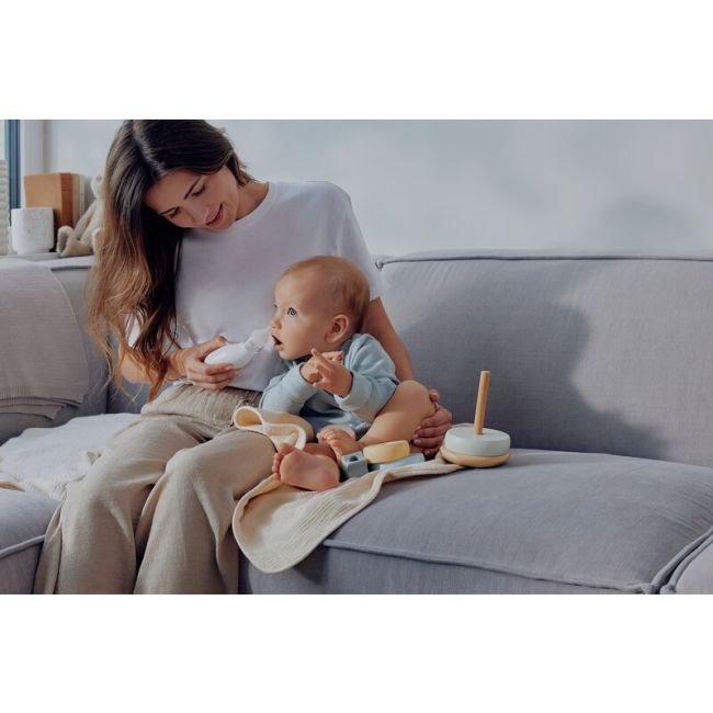 Aspirator nazal, Lionelo, Babyair, Cu forta de aspiratie reglabila in 3 trepte, Usor si portabil, Fara fir, Cu 2 varfuri din silicon, Silentios, 0 luni+, White BYNLOC-BABYAIR