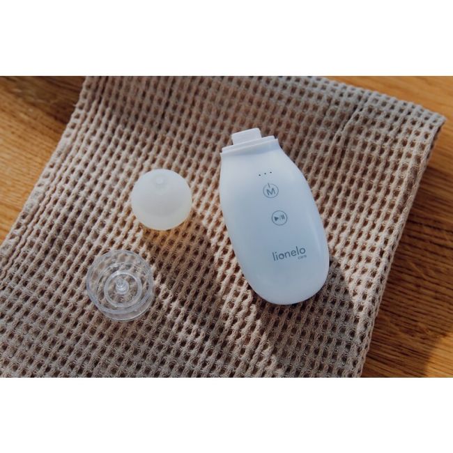 Aspirator nazal, Lionelo, Babyair, Cu forta de aspiratie reglabila in 3 trepte, Usor si portabil, Fara fir, Cu 2 varfuri din silicon, Silentios, 0 luni+, White BYNLOC-BABYAIR