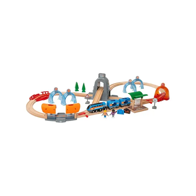 Brio - Smart Tech - Tren De Calatori Cu Sine Si Tunel ARTBRIO33972