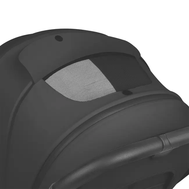 Carucior sport, Lionelo, Mika Plus, Cadru din aluminiu, Cu maner reversibil, Copertina XXL, Spatar reglabil in 3 pozitii, Cu accesorii, Pana la 22 kg, 6-48 luni; EN1888-1, EN1888-2 EN1466, Negru BYNLO-MIKA_PLUS_BLACK_ONYX