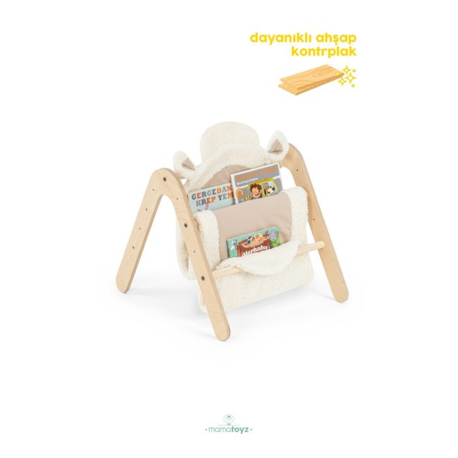 Centru activitati Montessori 2in1 - loc de joaca si biblioteca Gimy, MamaToyz JEMmtyz_gimy