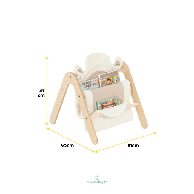 Centru activitati Montessori 2in1 - loc de joaca si biblioteca Gimy, MamaToyz JEMmtyz_gimy