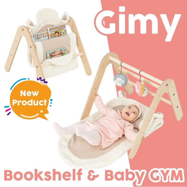 Centru activitati Montessori 2in1 - loc de joaca si biblioteca Gimy, MamaToyz JEMmtyz_gimy