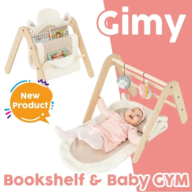 Centru activitati Montessori 2in1 - loc de joaca si biblioteca Gimy, MamaToyz JEMmtyz_gimy