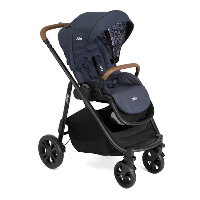 Joie - carucior pentru copii multifunctional 3 in 1 versatrax e navy blazer (carucior versatrax e + landou ramble + scoica i-snug) bbbt1803faf03000