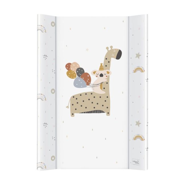 Saltea de infasat, Ceba Baby, Confort, 50x70 cm, Atasabila la patut, Fara BPA, 0 luni+, Giraffe BYNW-203-000-637