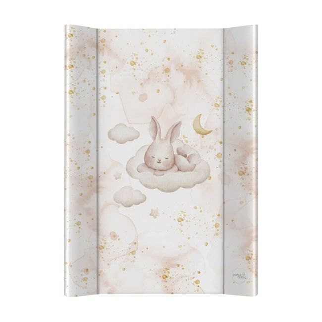 Saltea de infasat, Ceba Baby, Ultra Light, 50x70 cm, Atasabila la patut, Fara BPA, 0 luni+, Sleepy Bunny BYNW-204-000-753