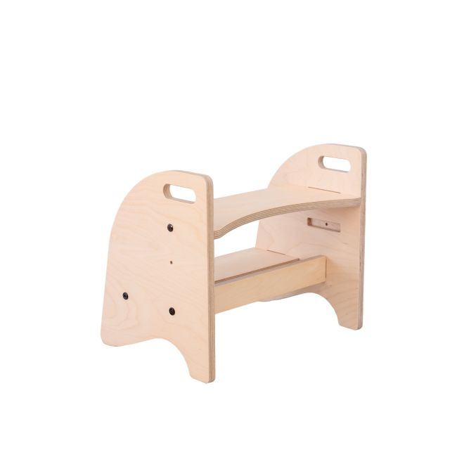 Scaun inaltator tip scara cu 2 trepte pentru copii, model 1, MamaToyz JEMMtyz_stepin1