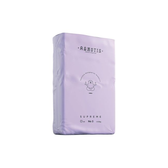 Scutece hipoalergenice Supreme Agnotis, marimea nr. 3, 6-10 kg, 44 bucati JEMagn_snr3