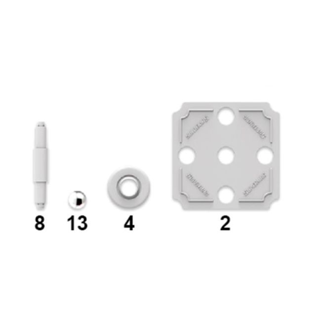 Set de constructie magnetic supermag classic, 27 piese spm0413
