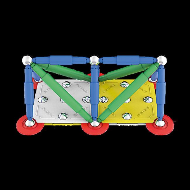 Set de constructie magnetic supermag classic, 48 piese spm0400