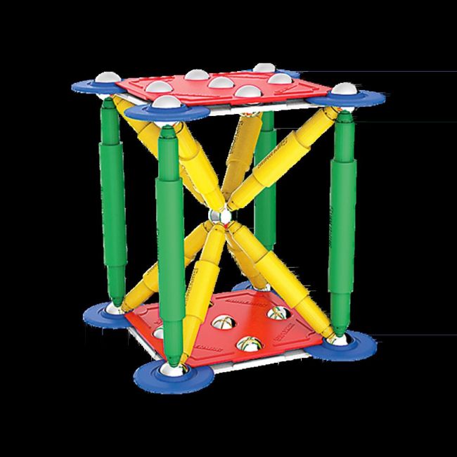 Set de constructie magnetic supermag classic, 48 piese spm0400