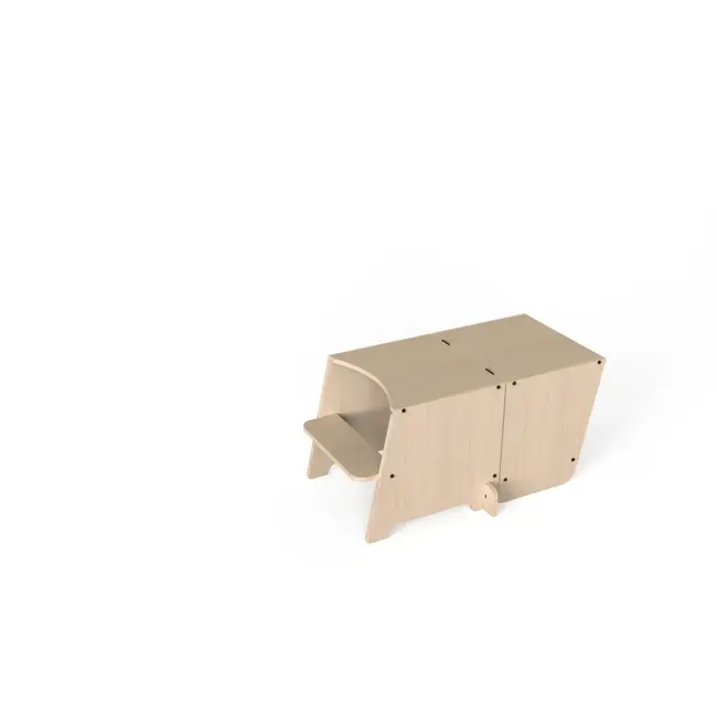 Turn de invatare multifunctional Kule Bend, Natur, MamaToyz JEMMtyz_bend