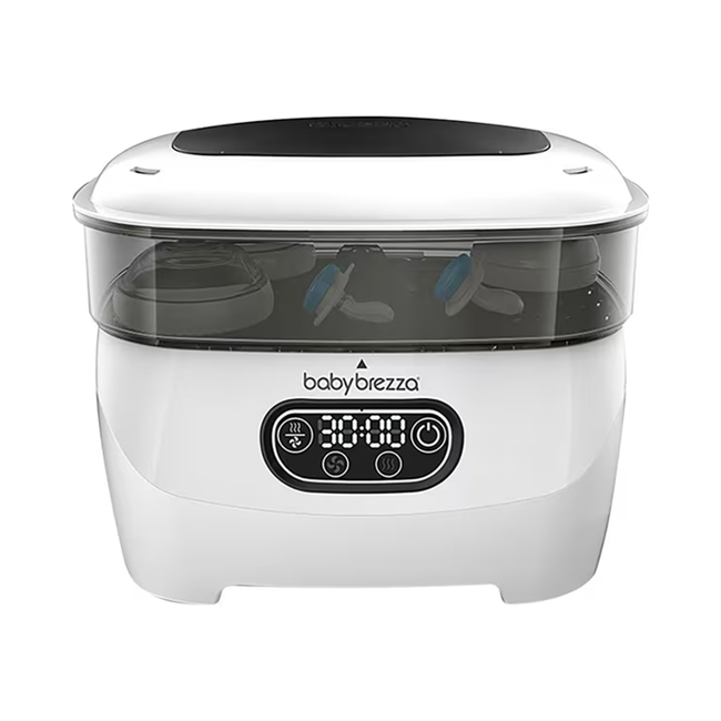 PACHET BEBE START 8 BabyBrezza - Sterilizator One Step Baby Bottle + Încălzitor biberon Safe and Smart