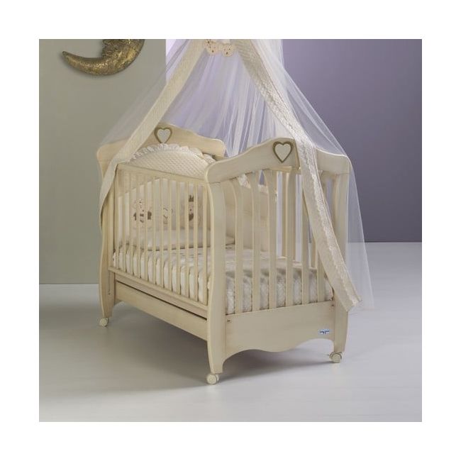 Baldachin Patut Lemn Cu Suport De Prindere Inclus Real Bears Ivory, 620x180 Cm Pjbbald_realbears_ivory