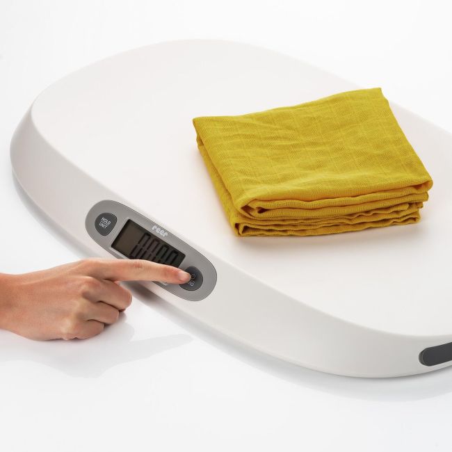 Cantar digital pentru bebelusi BabyCare, pana la 25 kg, ecran iluminat, memorie, 0+ luni, Reer 64120