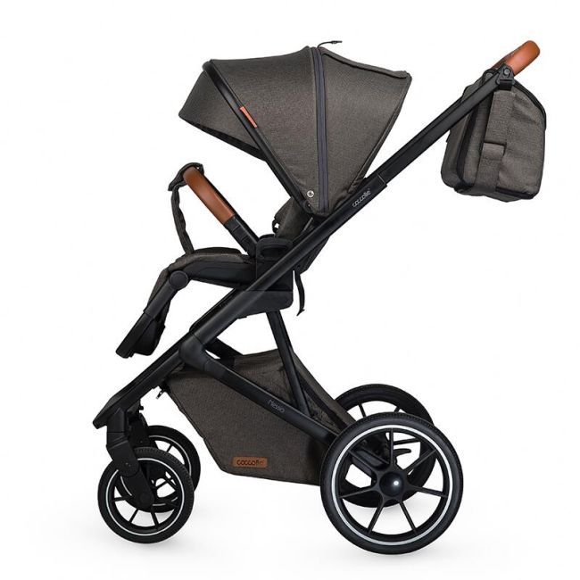 Carucior modular 2in1 c nessia anthracite+balansoar bebelusi c velio butternut smb322065362333041144