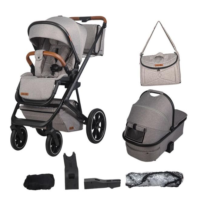 Carucior modular 2in1 coccolle nessia lunar rock+balansoar bebelusi c velio butternut smb322065371333041144